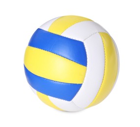 Photo of One volleyball ball isolated on white. Sport equipment