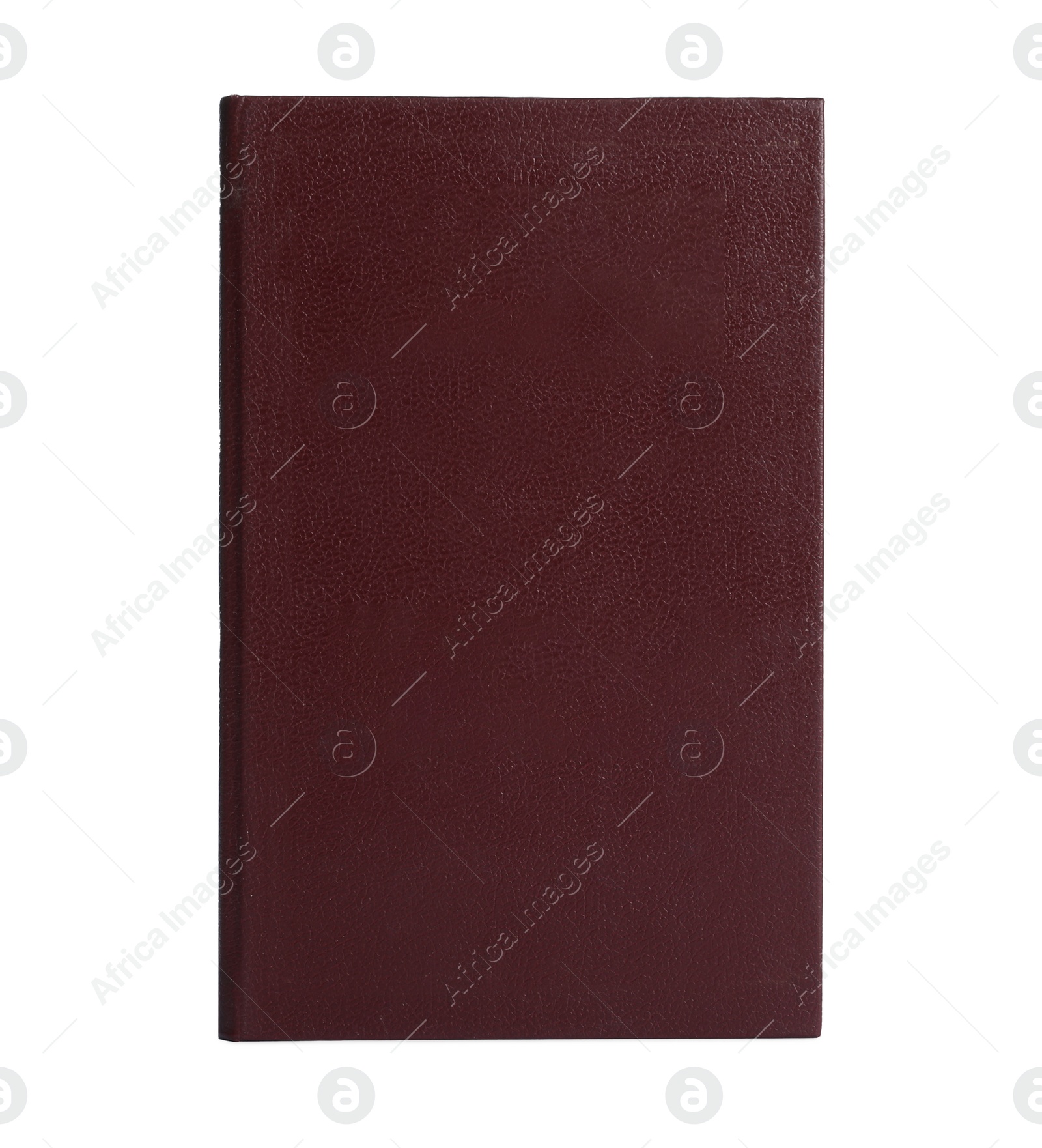 Photo of Closed old hardcover book isolated on white