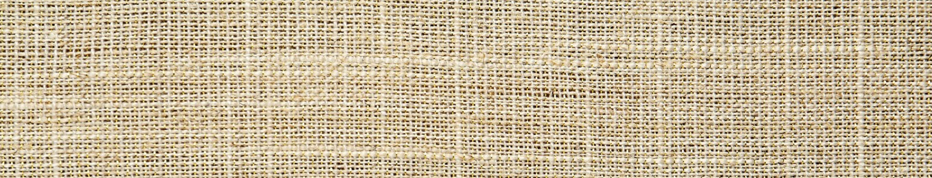 Texture of natural burlap fabric as background, top view. Banner design