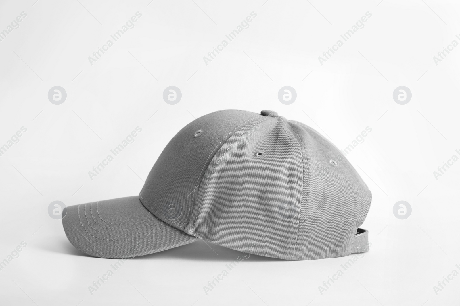 Photo of Baseball cap on white background. Mock up for design