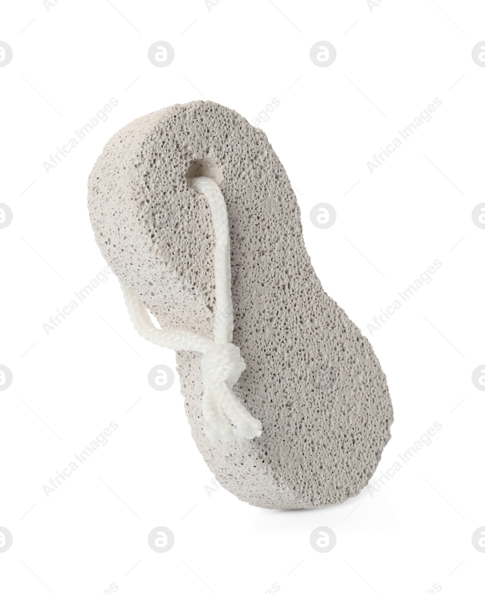 Photo of Pumice stone isolated on white. Pedicure tool