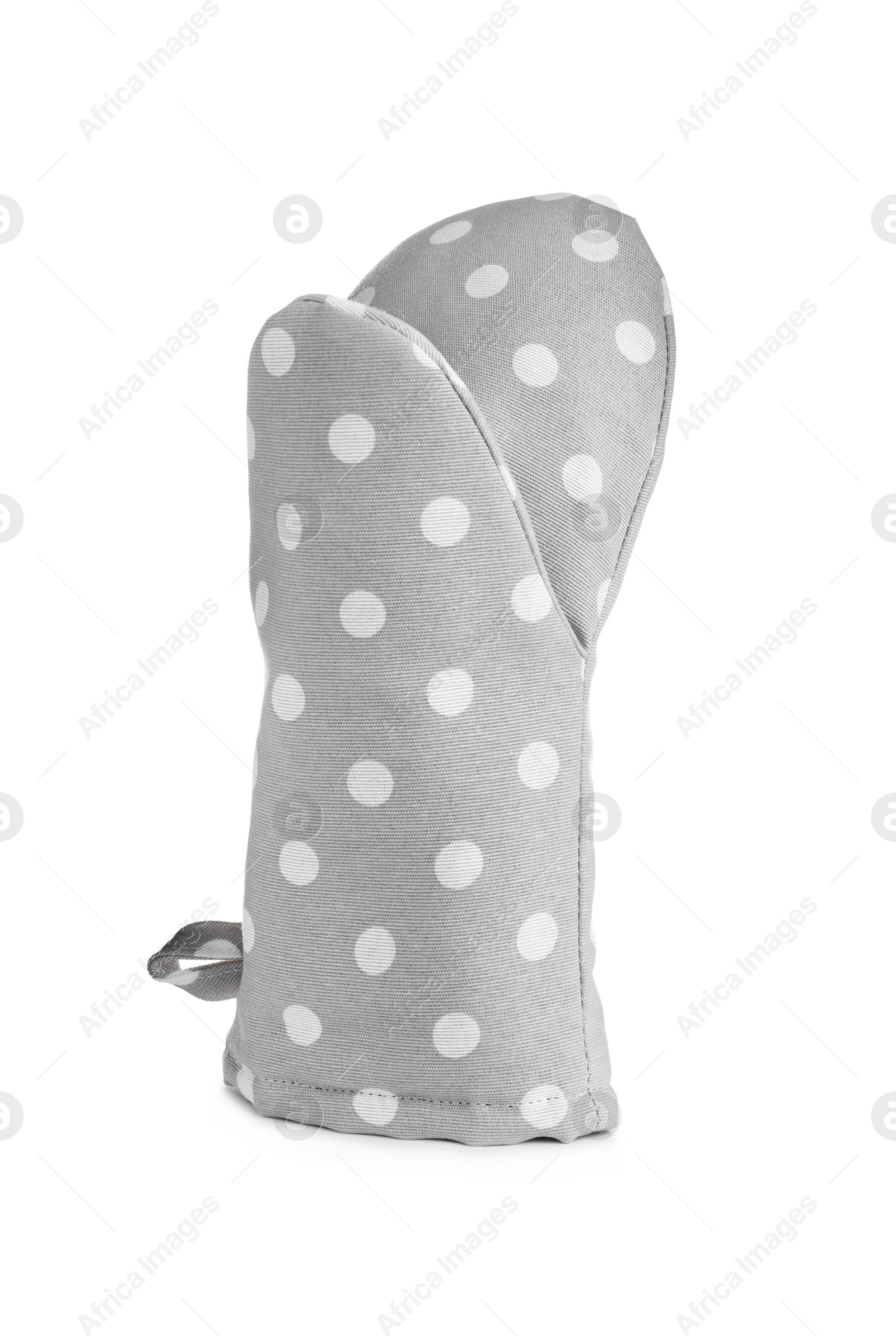 Photo of Oven glove for hot dishes isolated on white