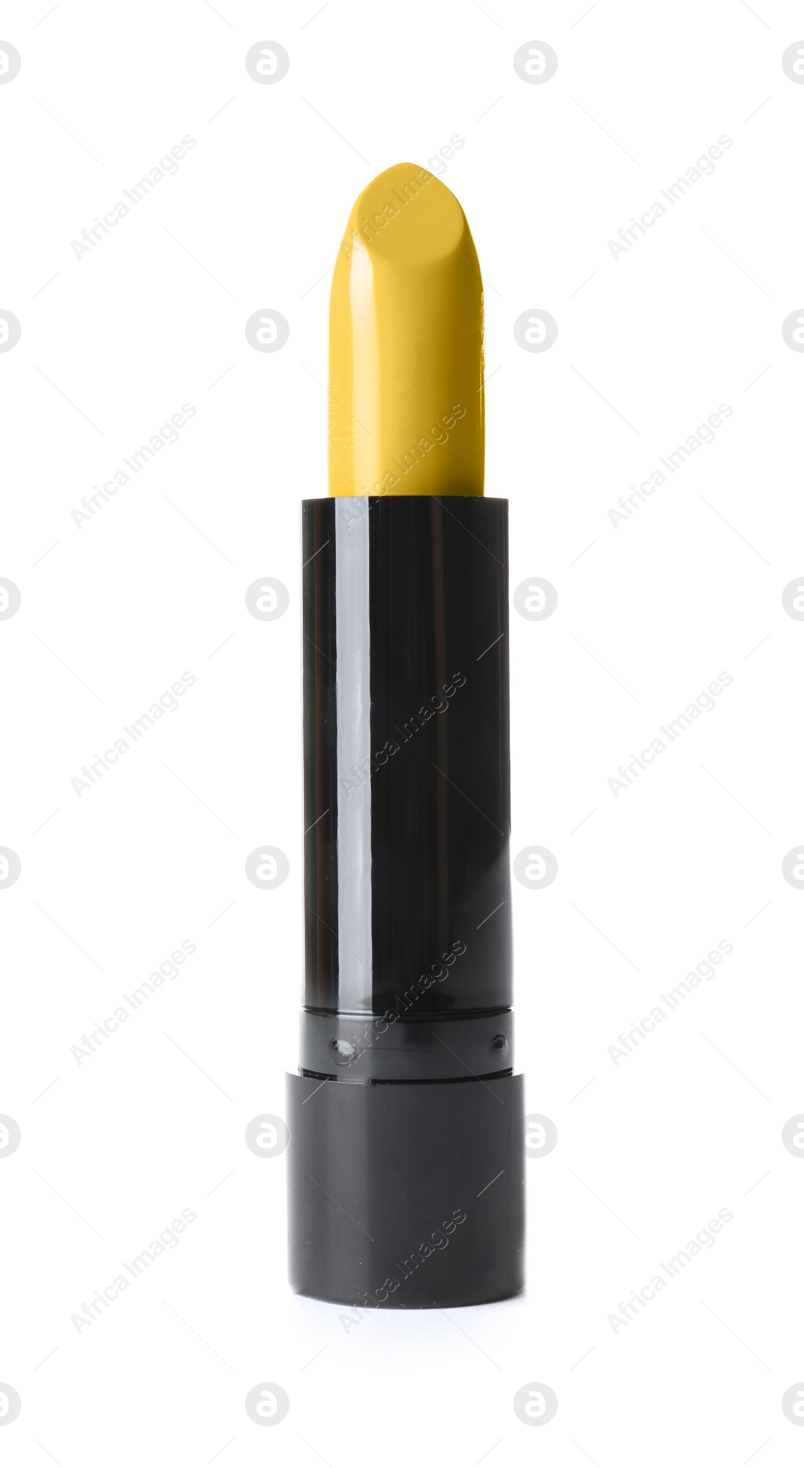 Image of Bright lipstick on white background. Professional makeup product 