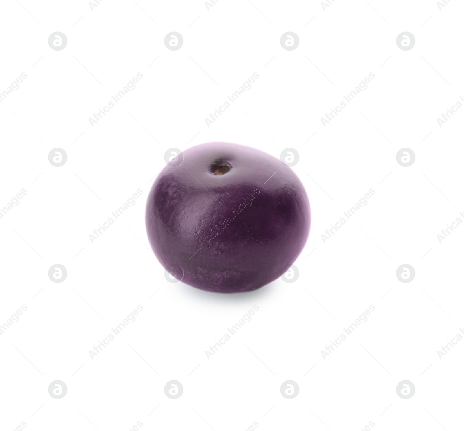 Photo of Fresh ripe acai berry isolated on white