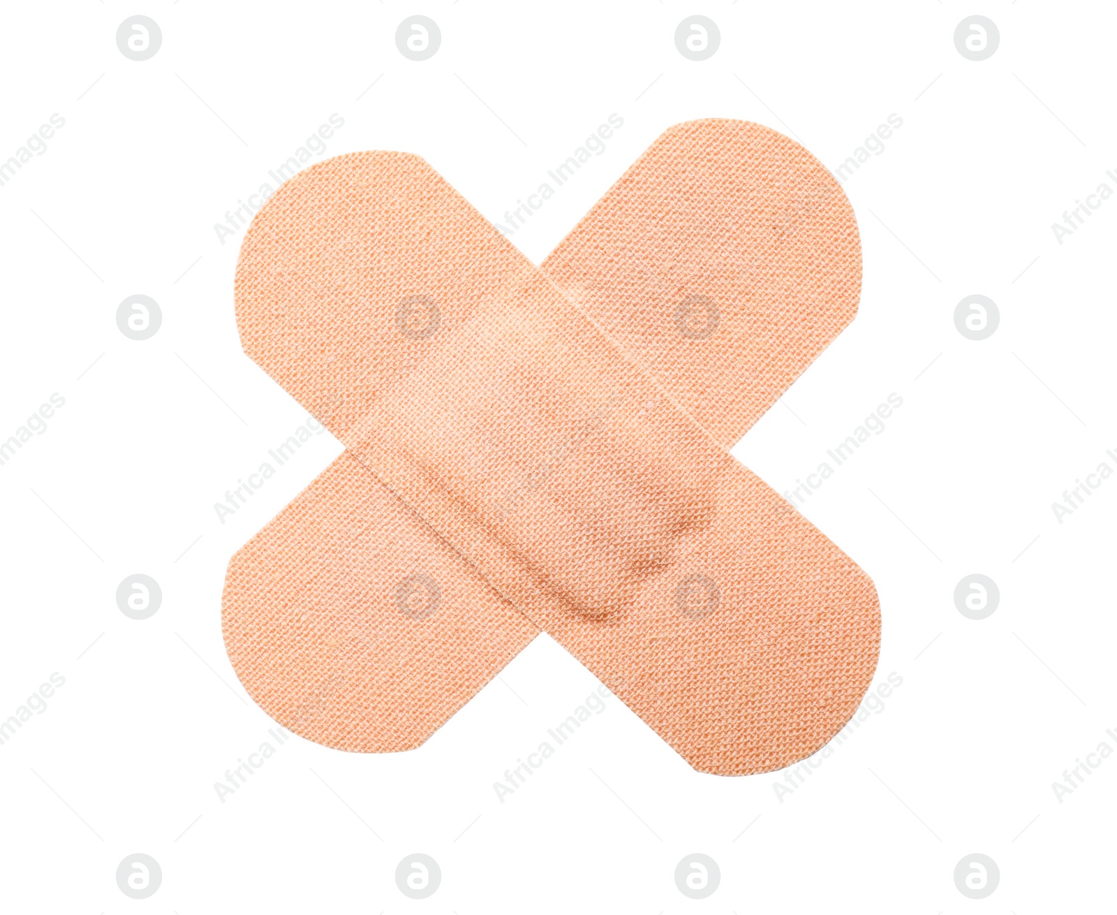 Medical sticking plasters isolated on white. First aid item Photo of Medical sticking plasters isolated on white. First aid item