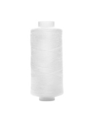 Spool of sewing thread isolated on white