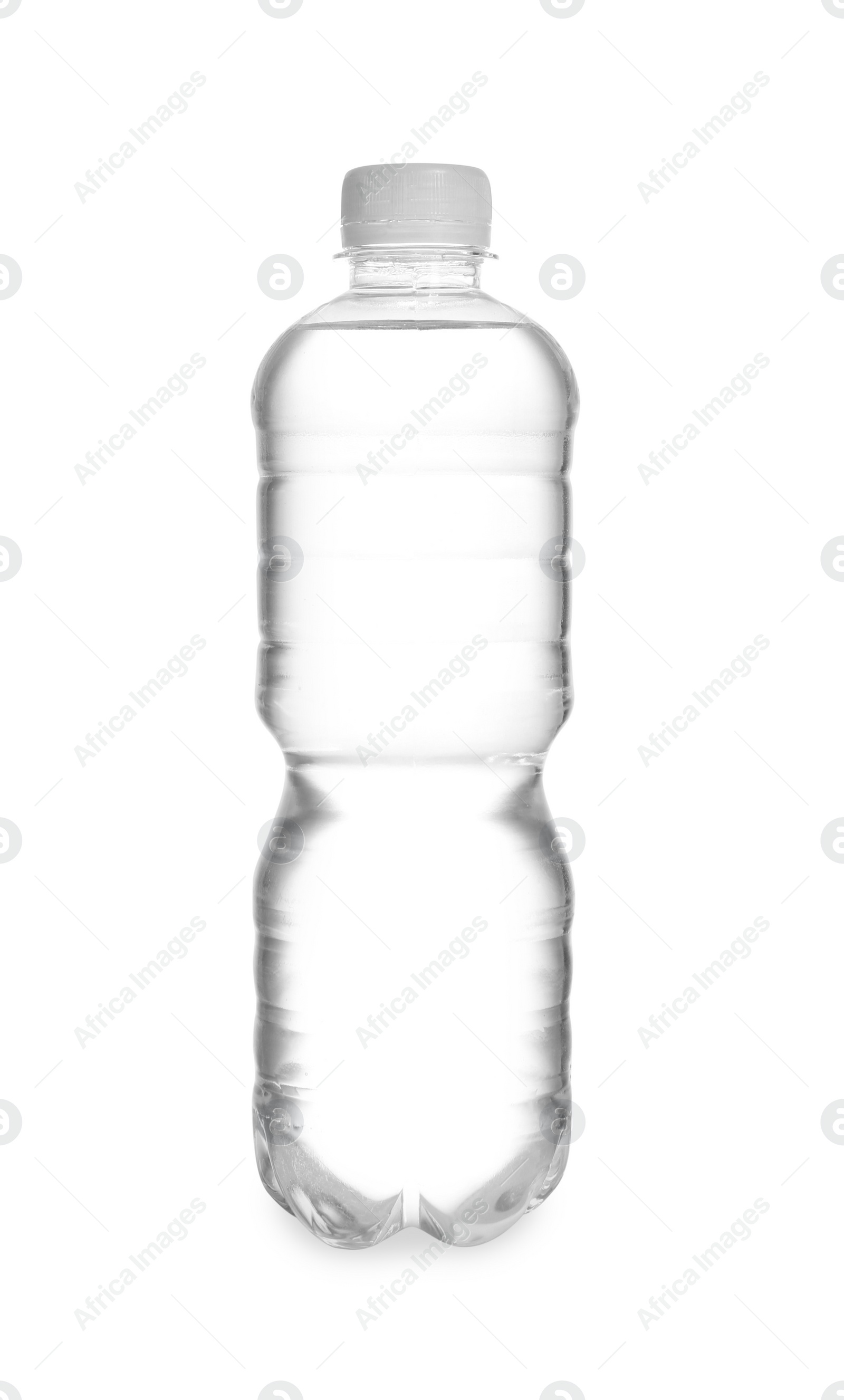 Photo of Plastic bottle of pure water isolated on white