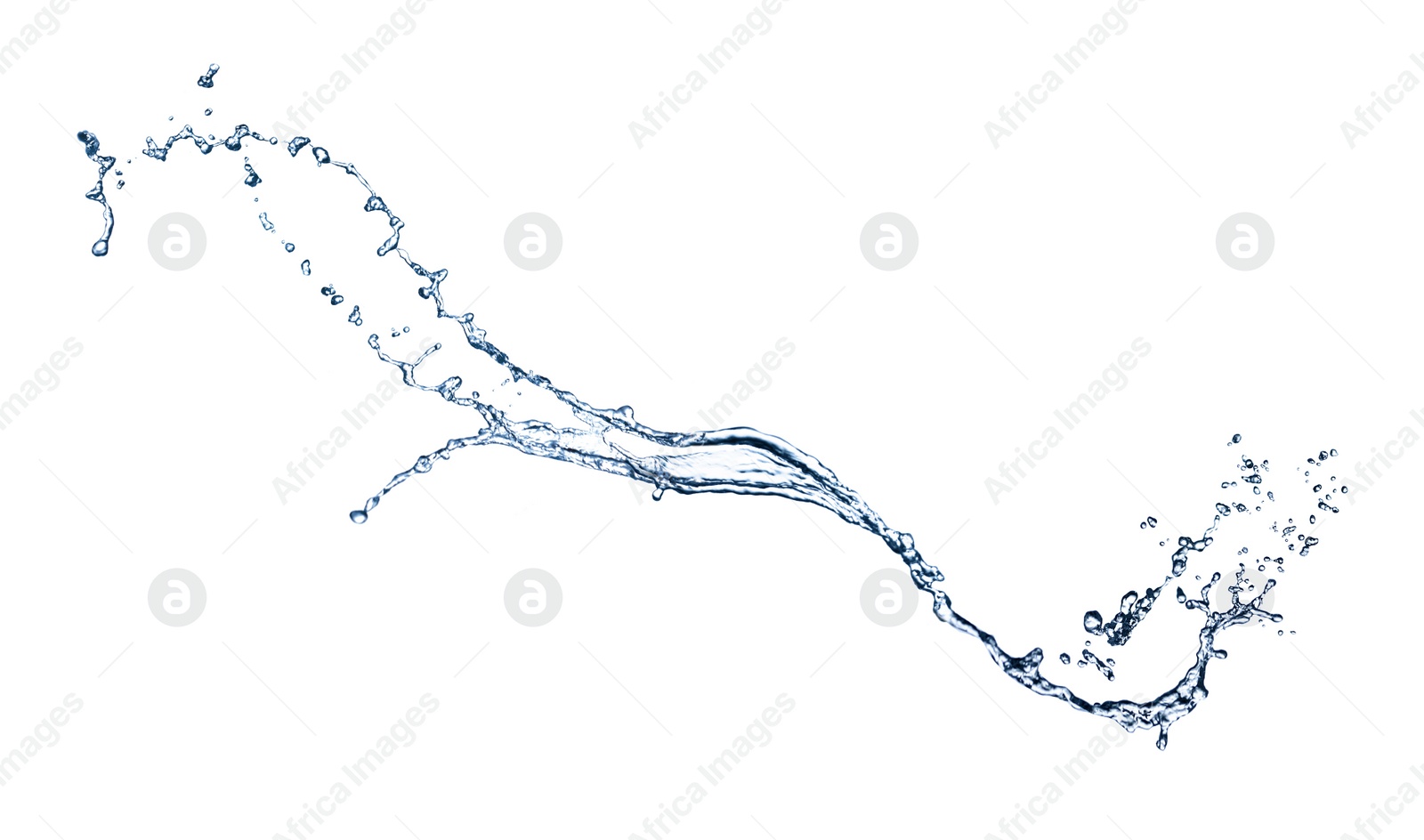 Image of Abstract splash of water on white background. Banner design