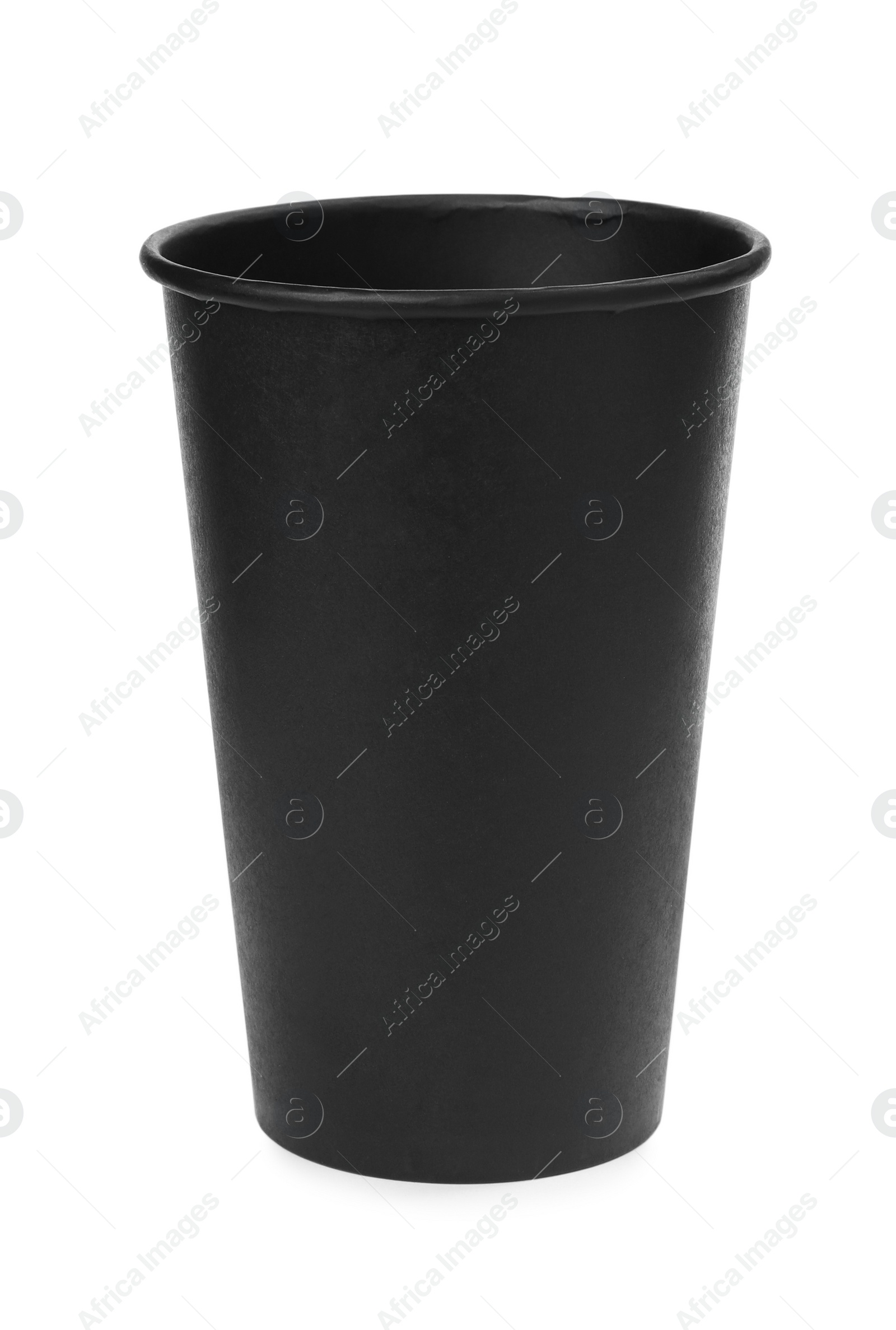 Photo of Takeaway paper coffee cup isolated on white