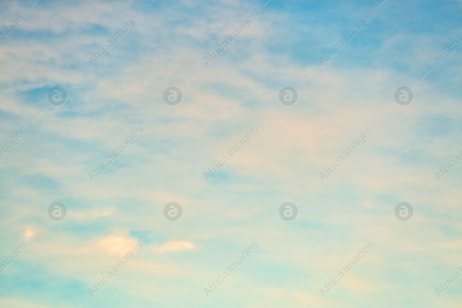 Photo of Picturesque view of beautiful blue sky with clouds