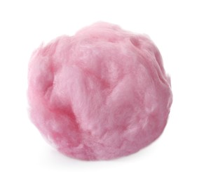 Photo of One sweet cotton candy isolated on white