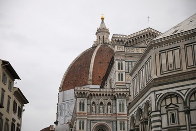 Florence, Italy - February 8, 2024: Santa Maria del Fiore outdoors