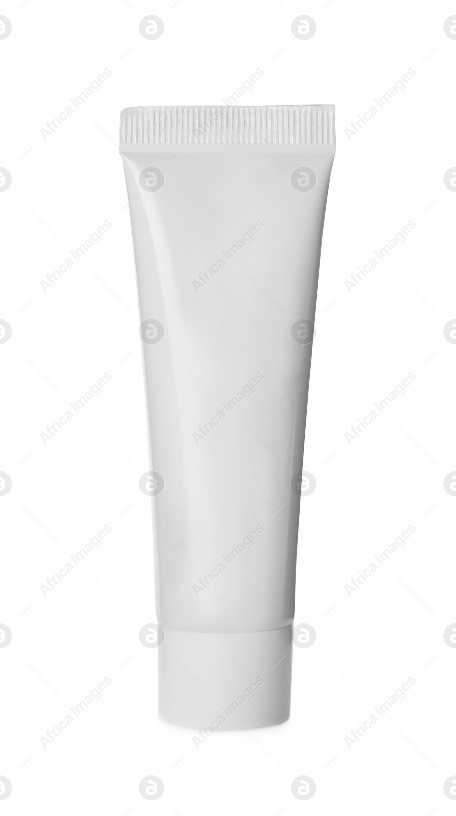 Photo of Blank tube of cosmetic product isolated on white