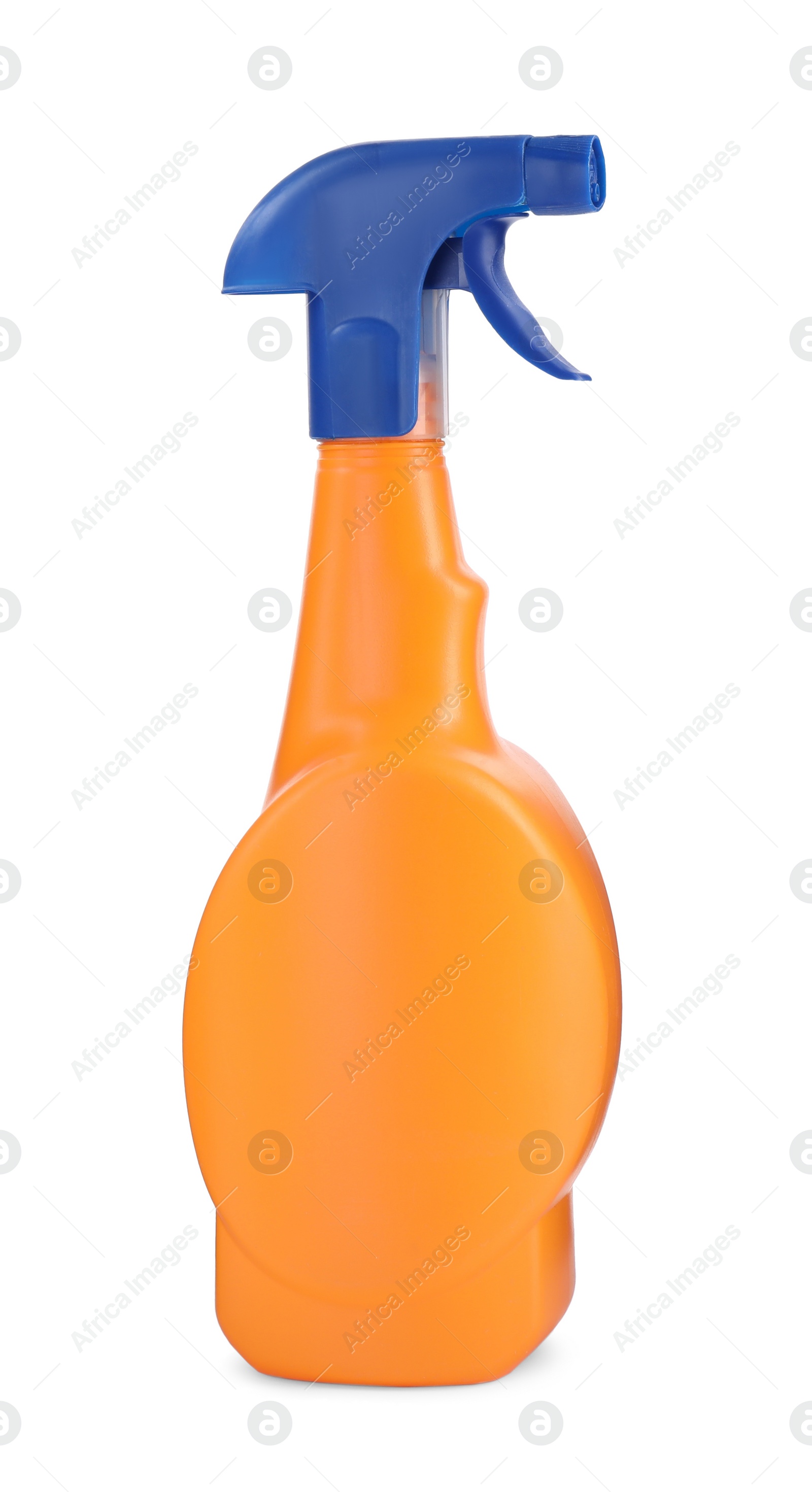 Photo of Spray bottle of cleaning product isolated on white