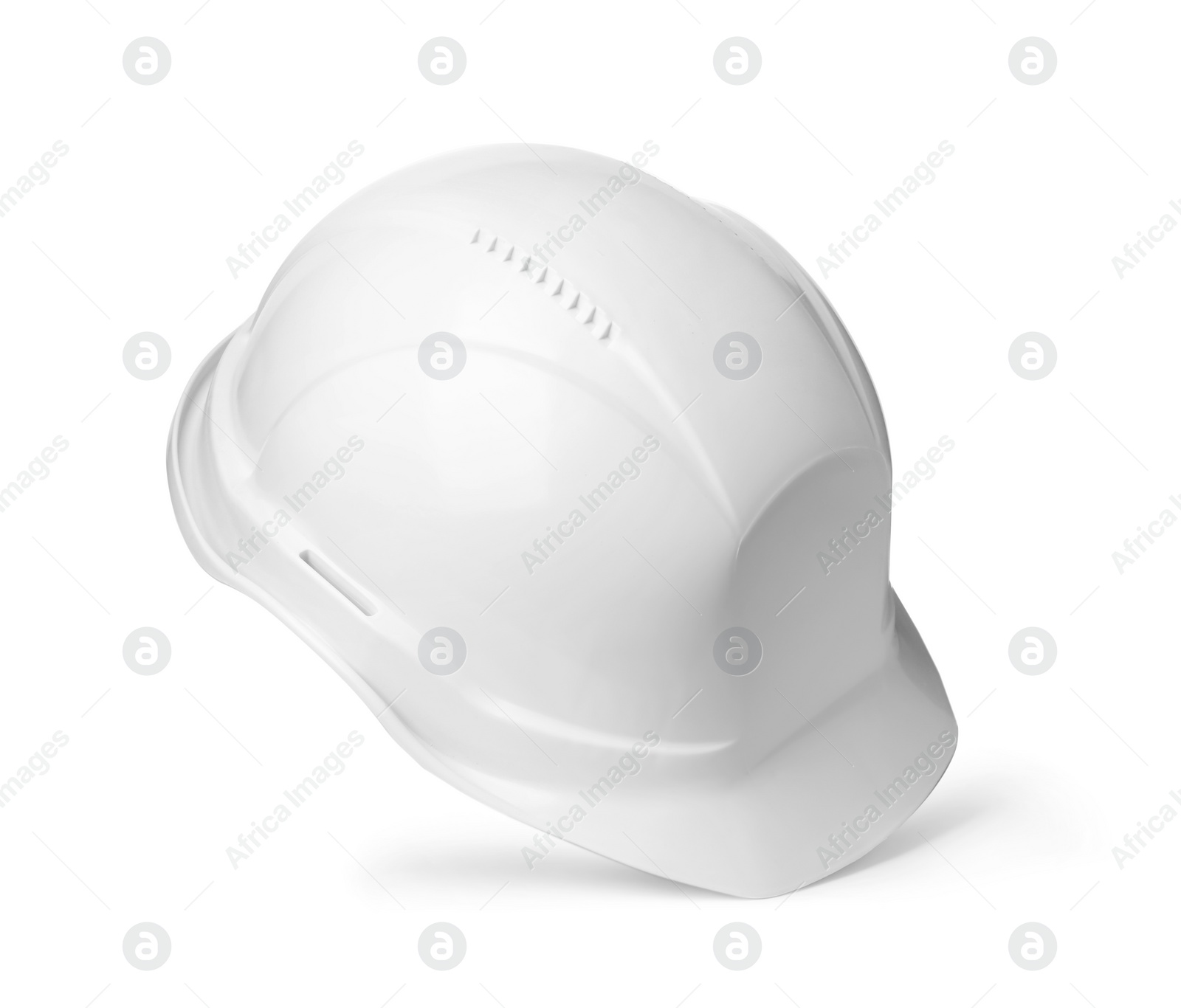 Photo of Safety hardhat isolated on white. Construction tool