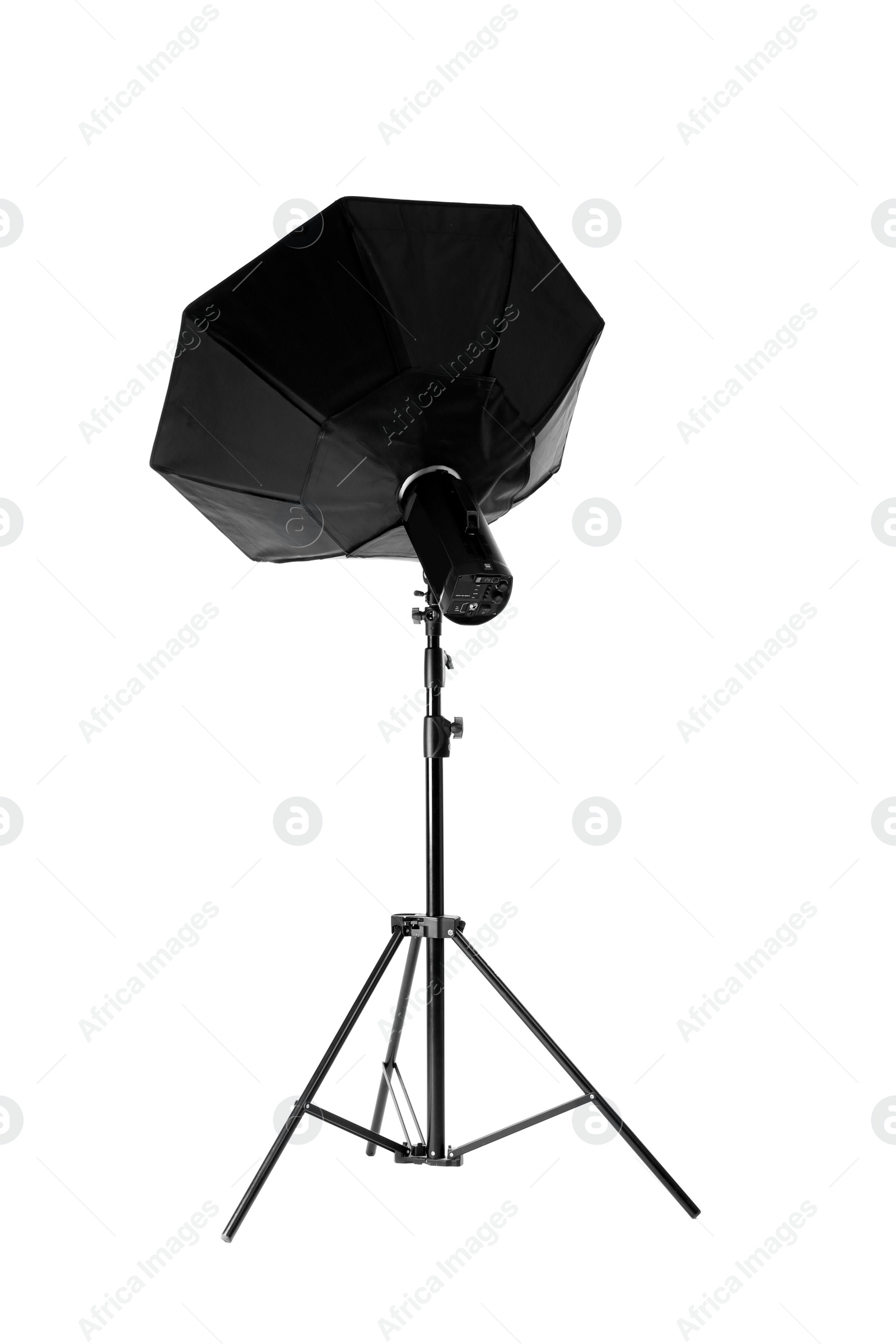 Photo of Studio lighting on white background. Food photography