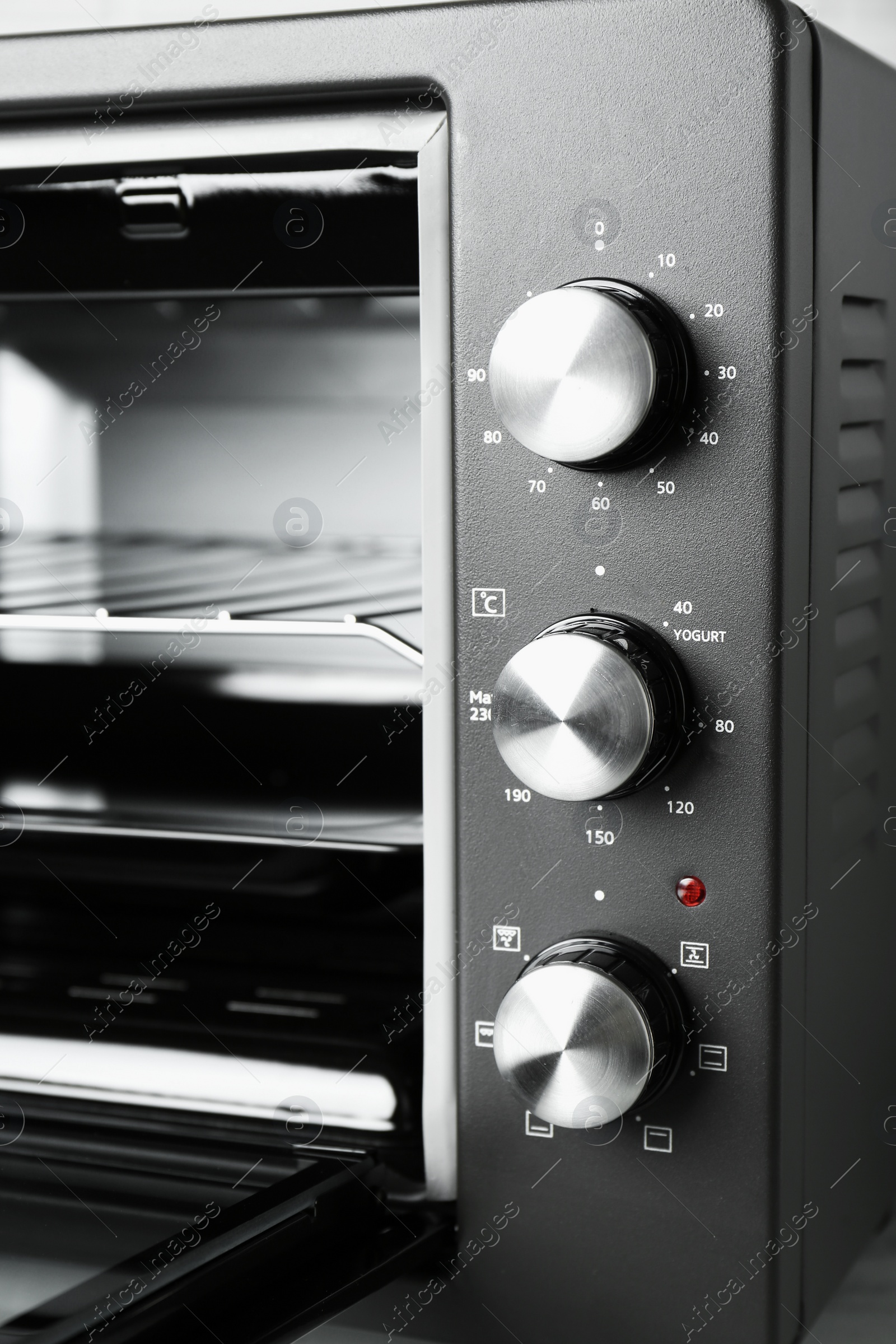 Photo of One electric oven, closeup view. Cooking appliance