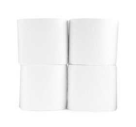 Photo of Rolls of toilet paper isolated on white