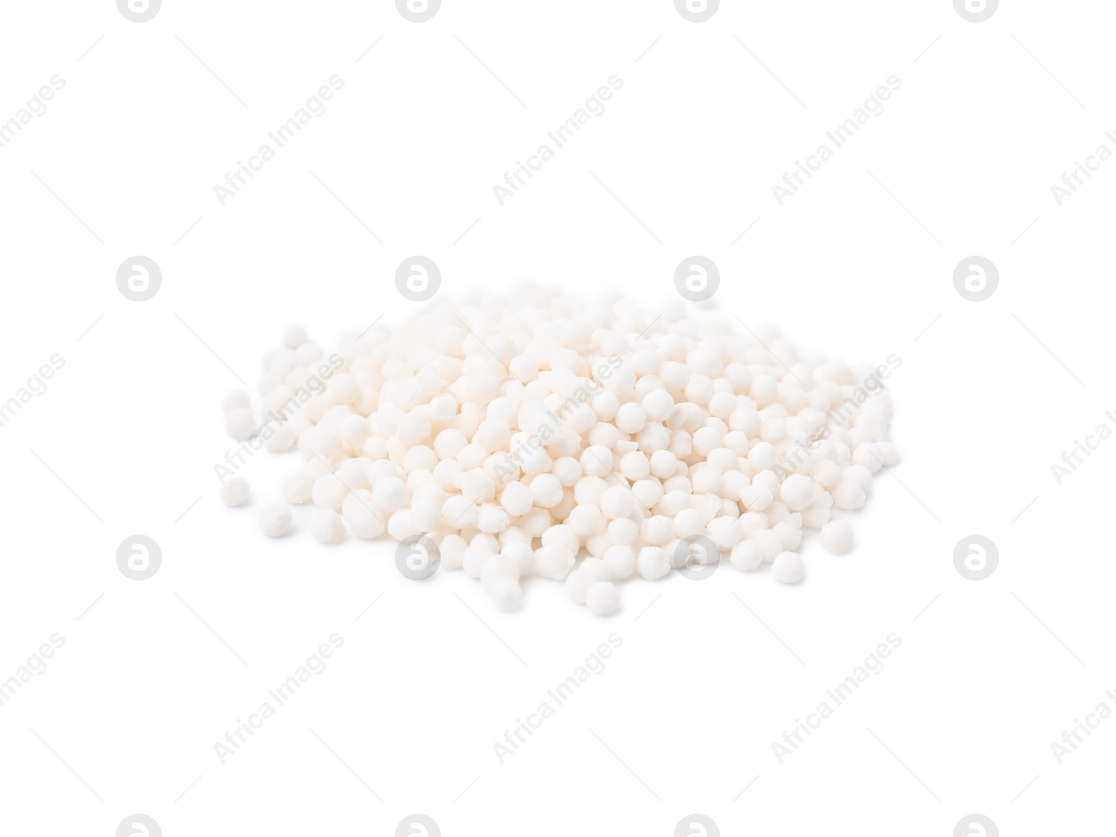 Photo of Pile of tapioca pearls isolated on white