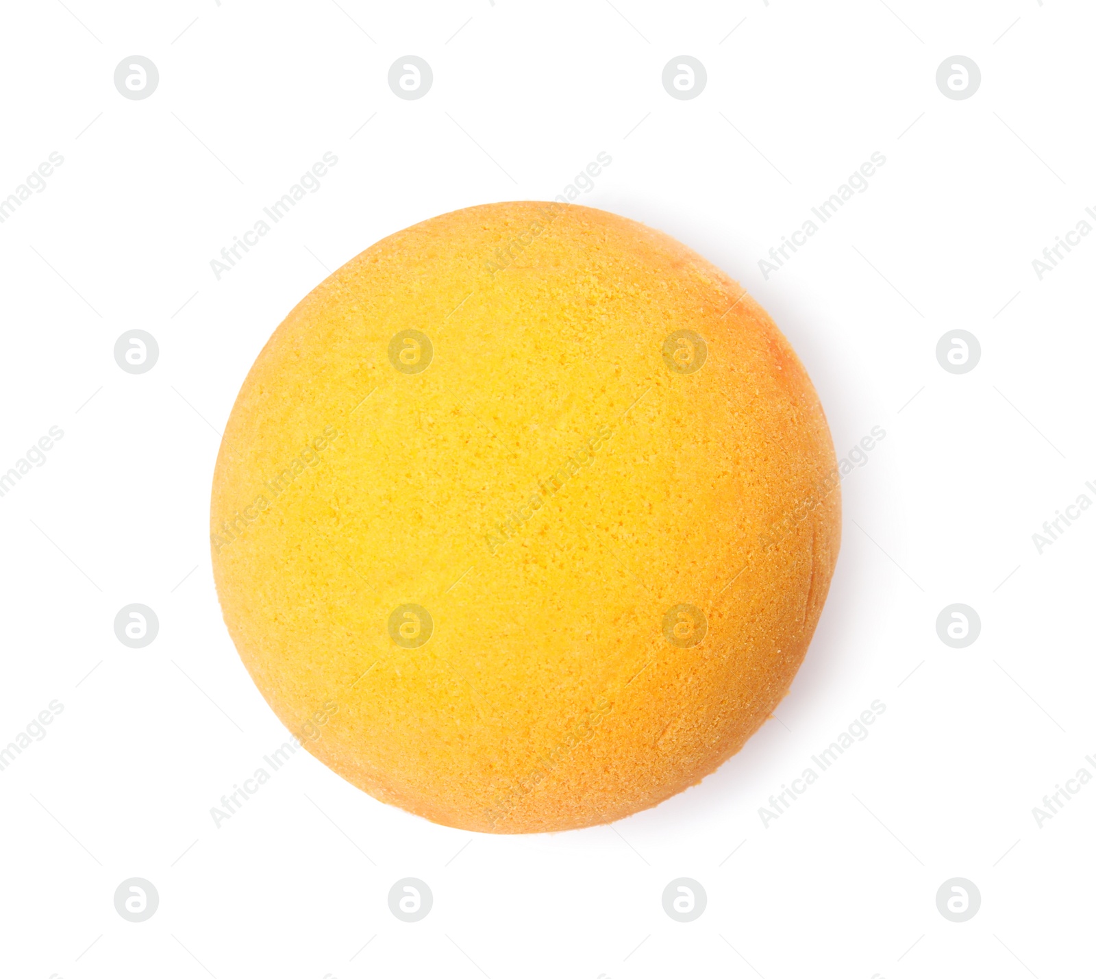 Photo of Bath bomb on white background. Spa product