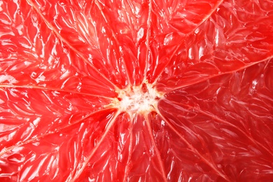 Texture of fresh ripe grapefruit, closeup view