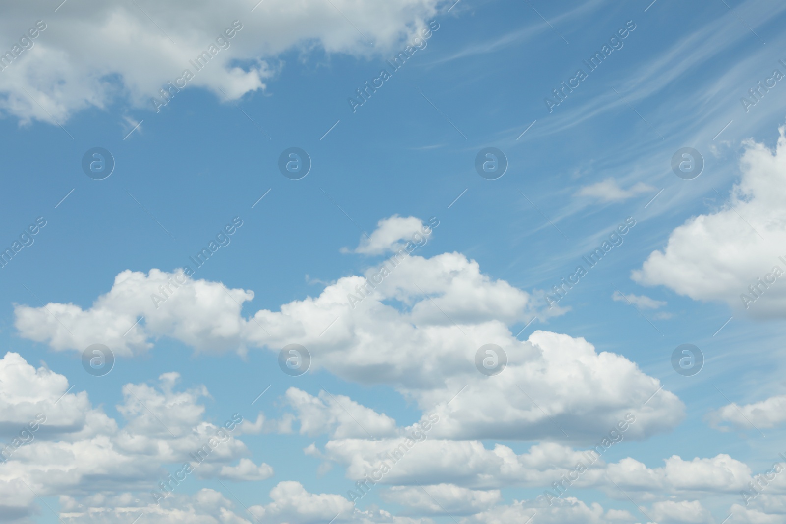 Photo of Picturesque view of beautiful sky with fluffy clouds