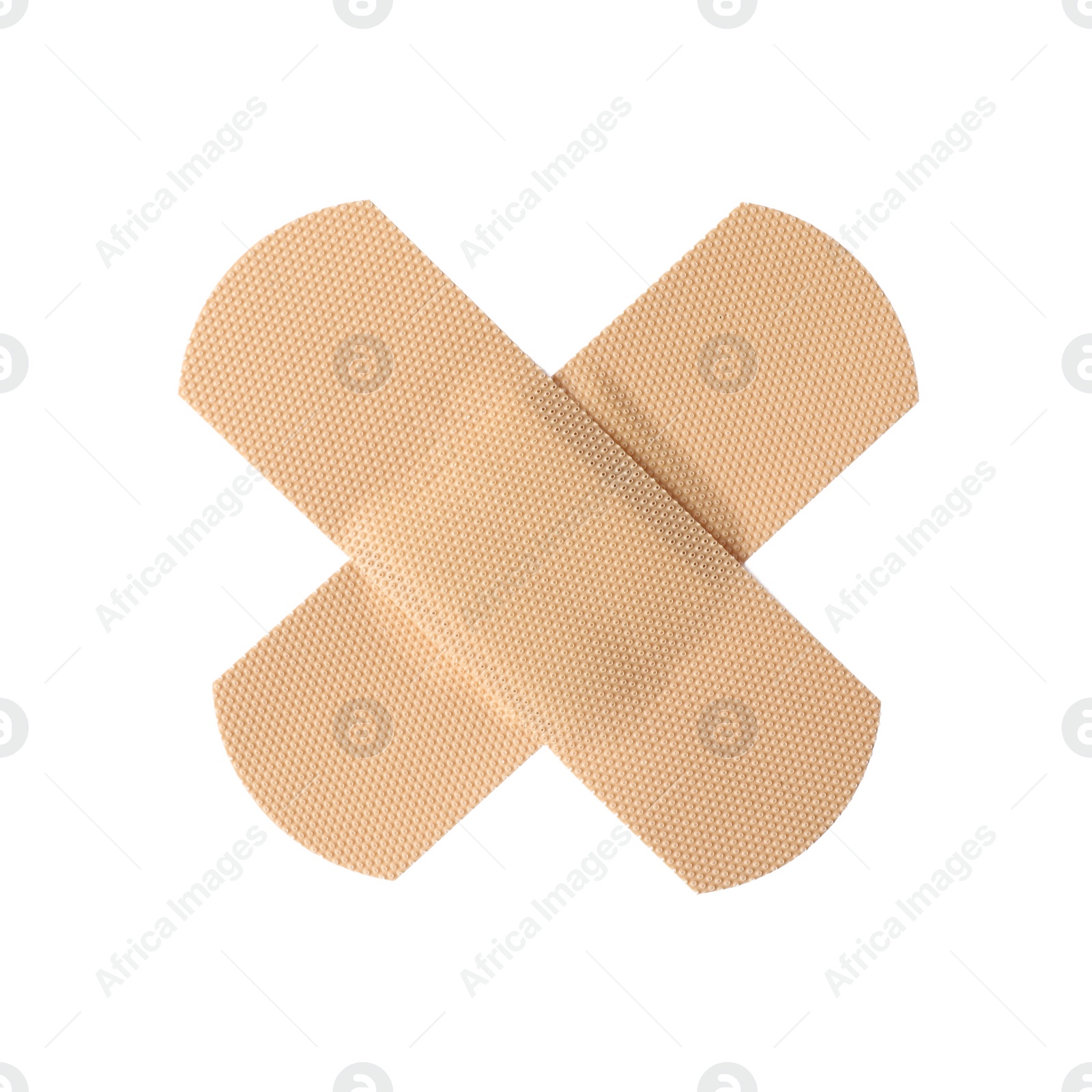 Photo of Medical sticking plasters isolated on white. First aid item