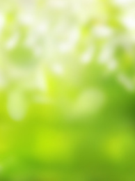 Image of Blurred view of abstract bright green background