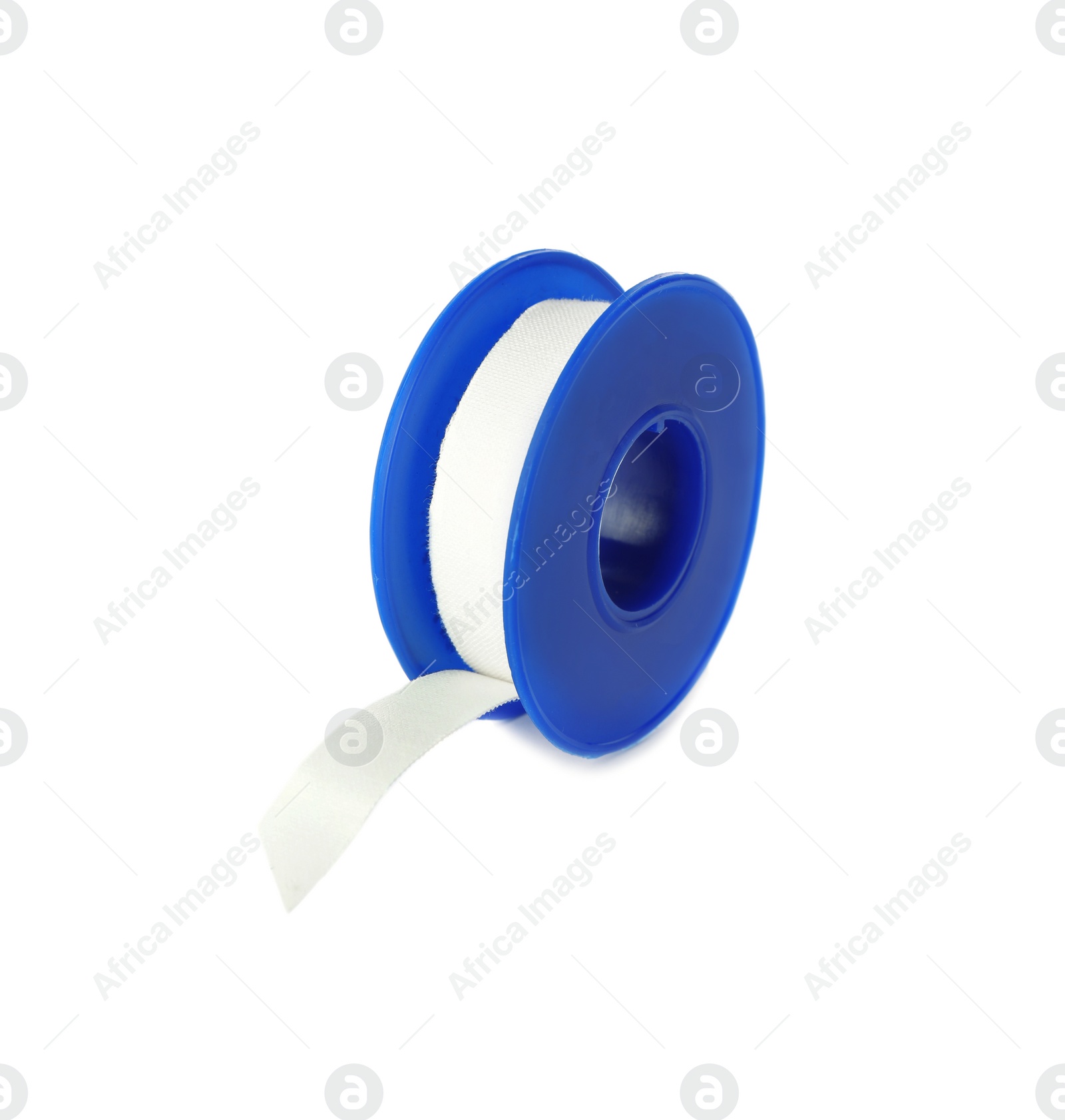 Photo of Medical sticking plaster roll isolated on white