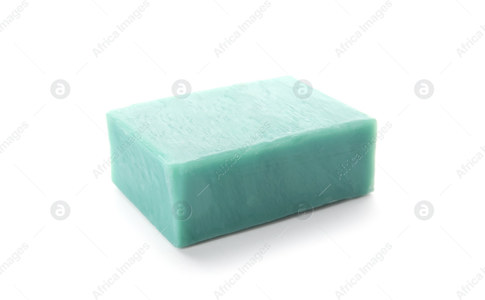 Photo of Soap bar on white background. Personal hygiene