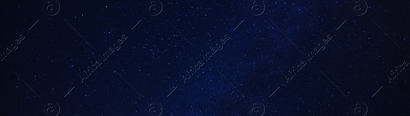 Image of Amazing starry sky at night, banner design