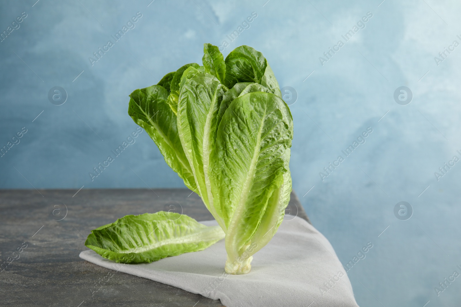 Photo of Fresh ripe cos lettuce on table