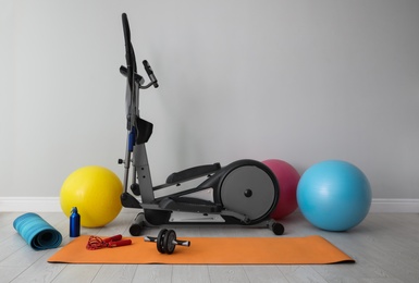 Photo of Elliptical machine cross trainer and fitness equipment  indoors