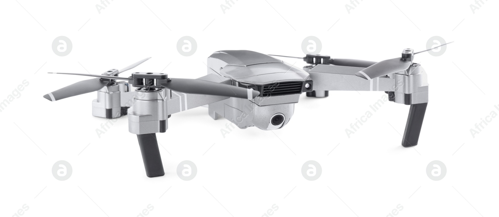 Photo of Modern drone with camera isolated on white