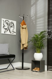 Photo of Stylish room interior with exotic house plant