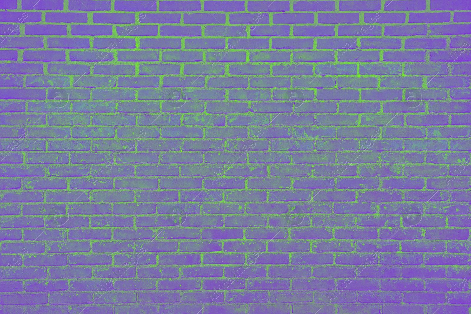 Image of Texture of bright blue violet brick wall as background