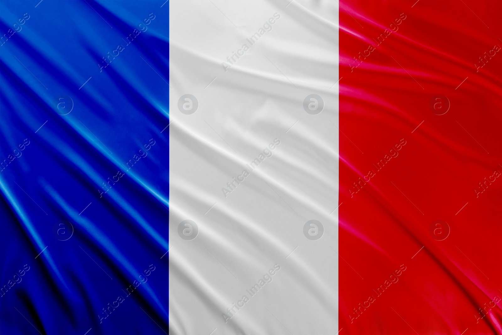 Image of Flag of French Republic. National country symbol
