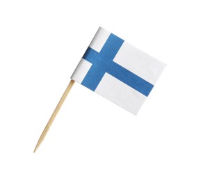 Photo of Small paper flag of Finland isolated on white