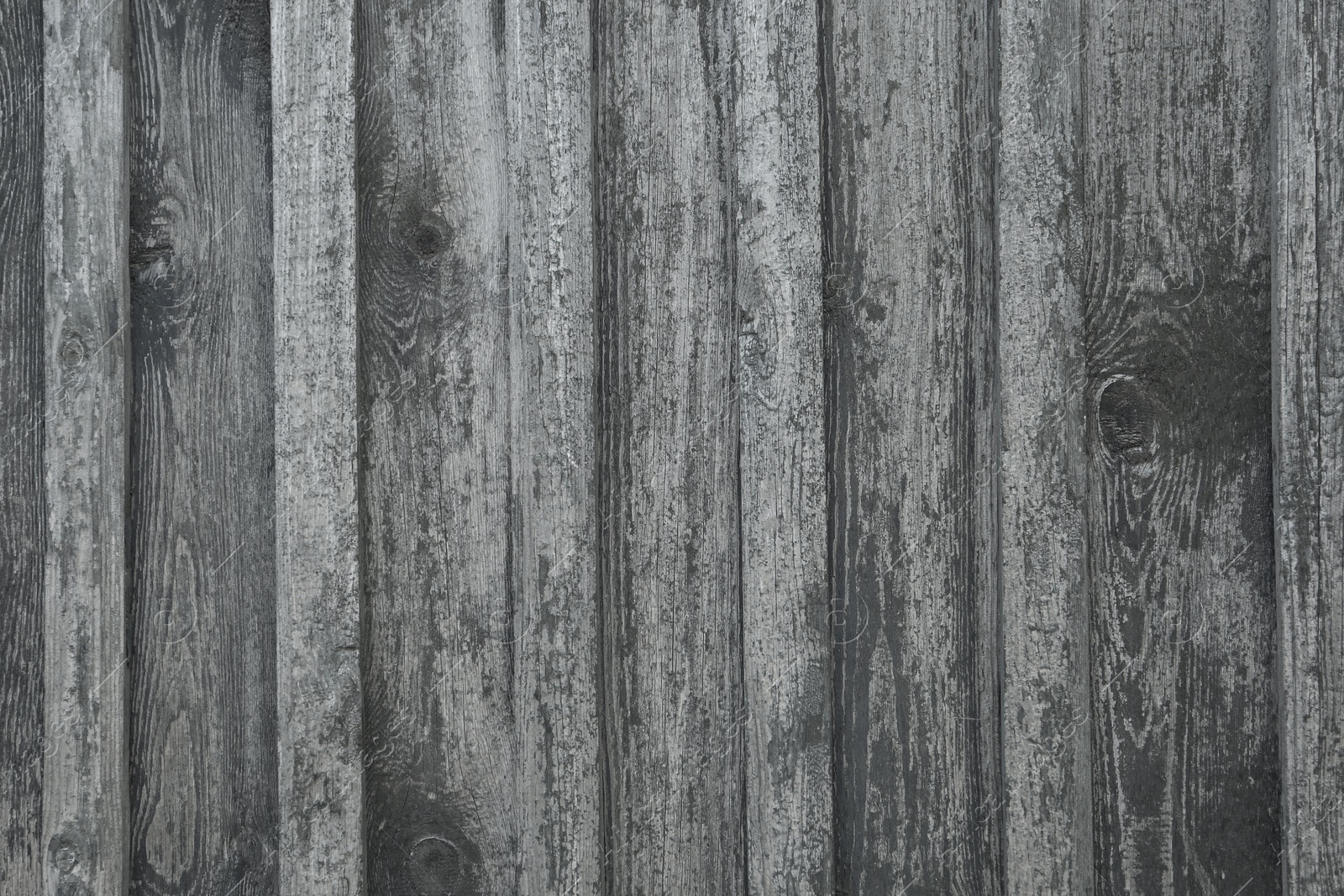 Photo of Textured old wooden surface as background, top view