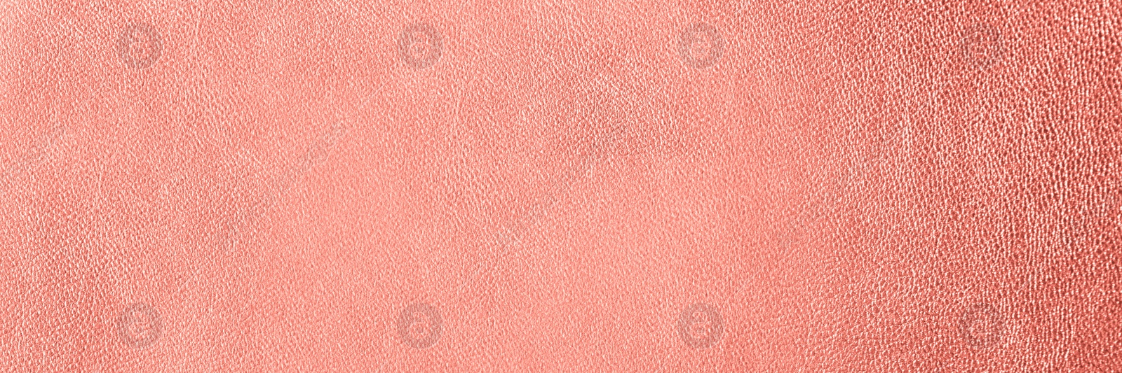 Image of Texture of rose gold leather as background, closeup. Banner design