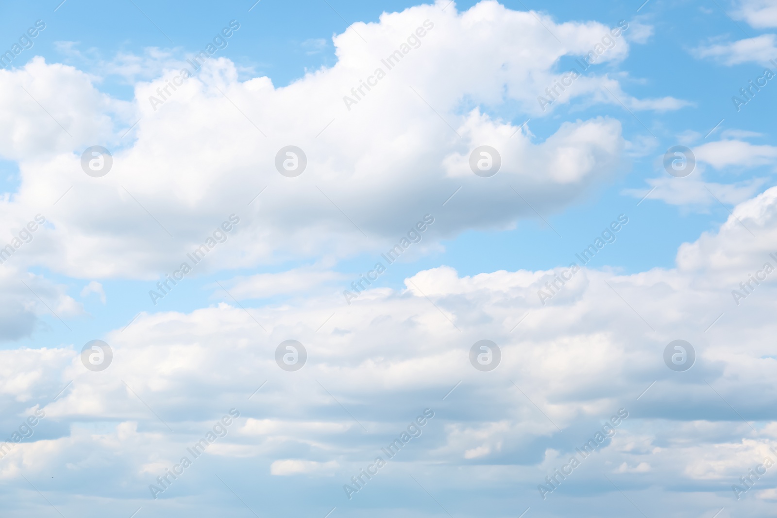 Photo of Picturesque view of blue sky with fluffy clouds