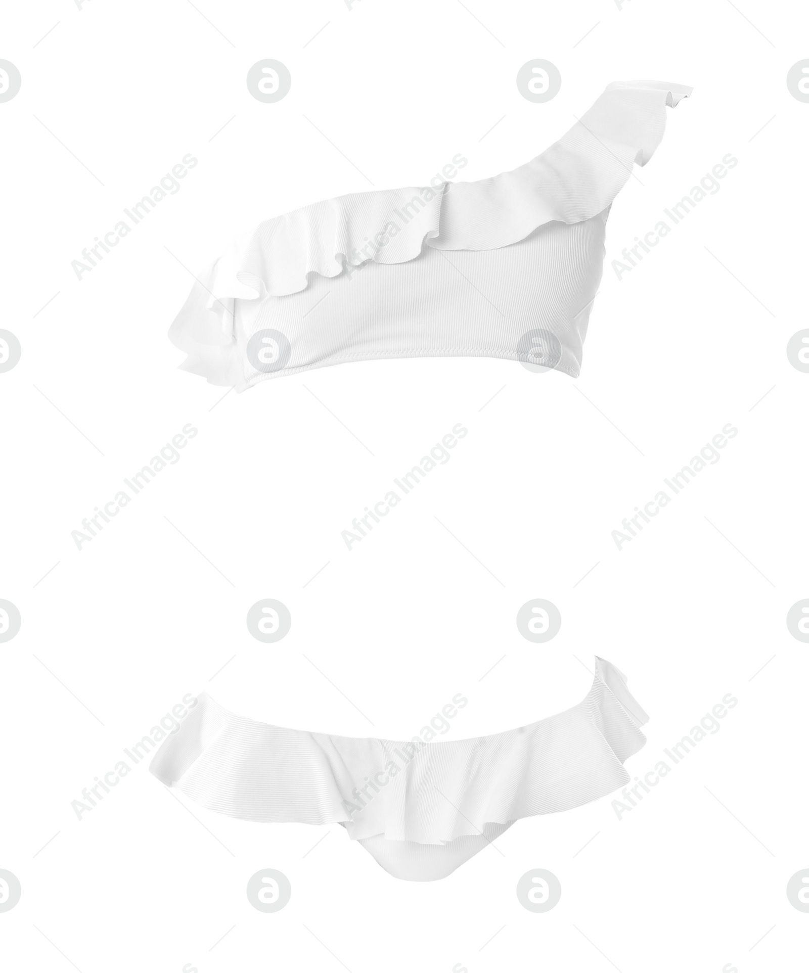 Image of Stylish woman's bikini isolated on white  