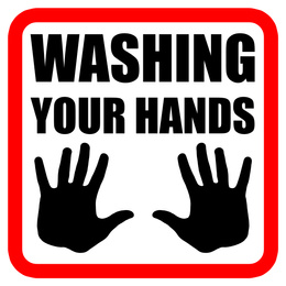 Washing your hands. Illustration demonstrating important measure during coronavirus outbreak