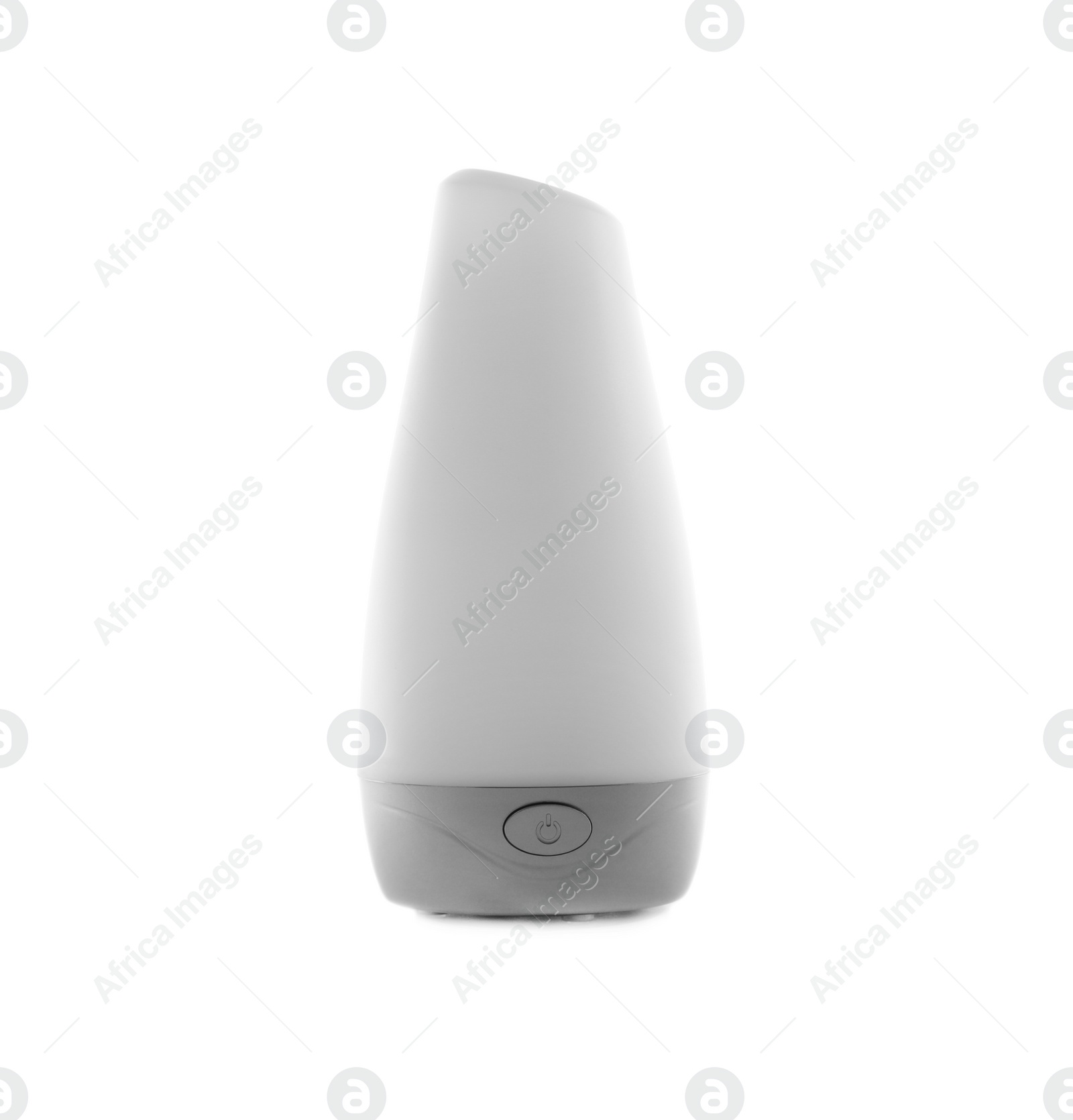 Photo of New modern aroma humidifier on white background