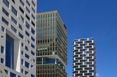 Photo of View of beautiful modern buildings in city