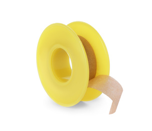 Photo of Medical sticking plaster roll isolated on white