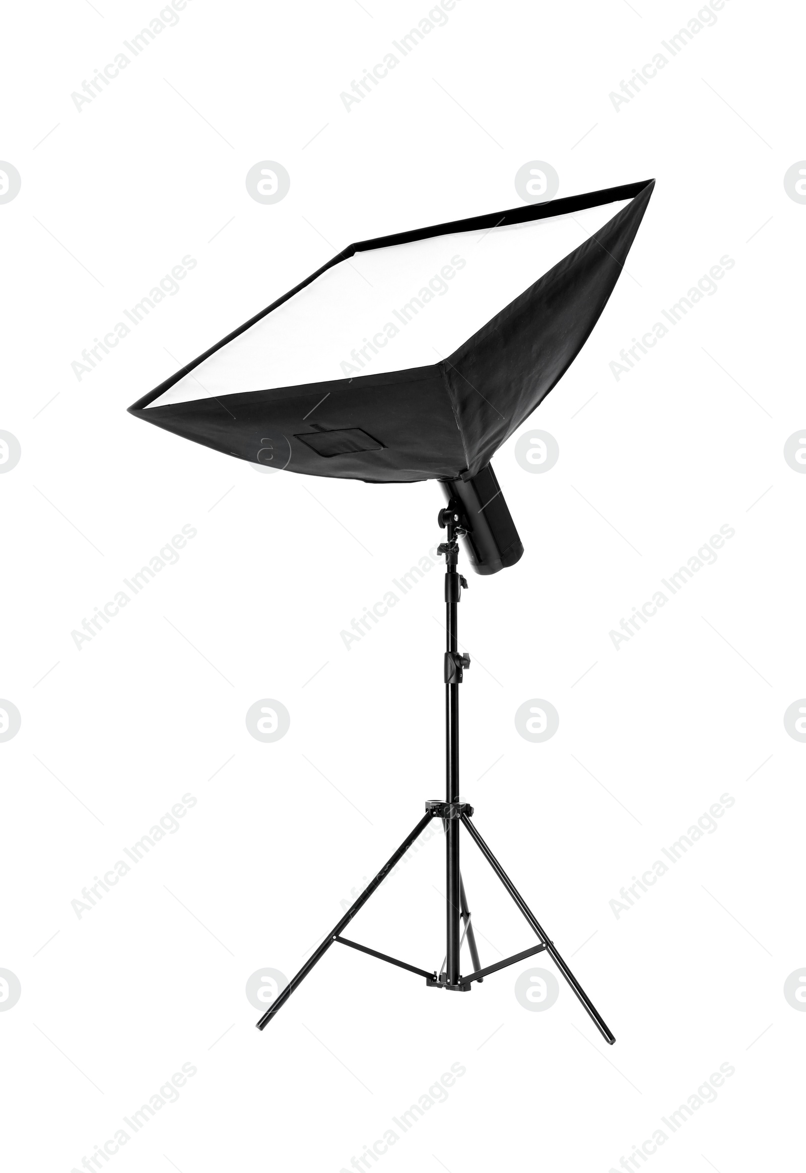 Photo of Studio lighting on white background. Food photography