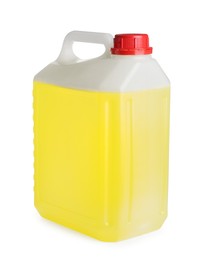 Photo of Blank canister of car product isolated on white