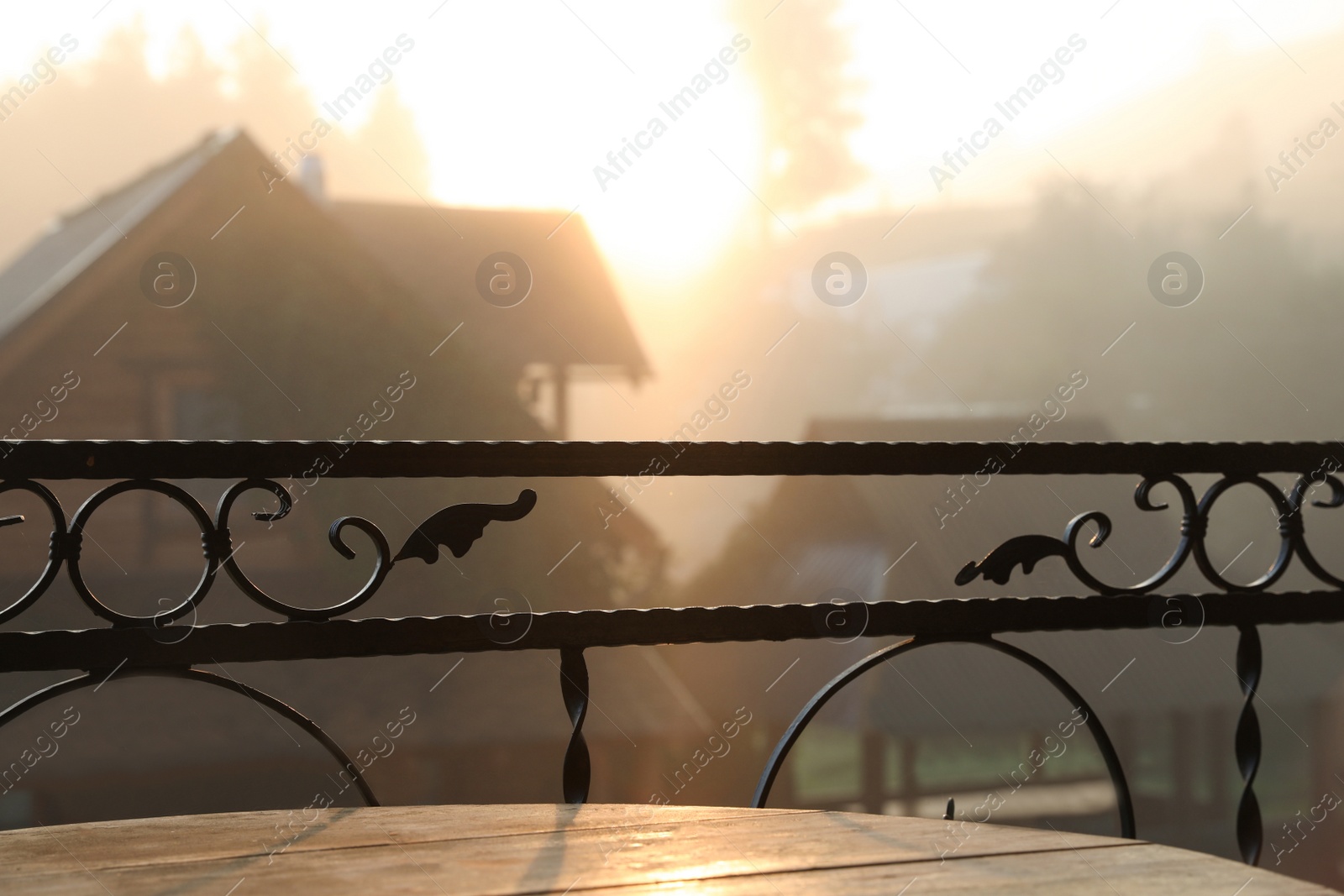 Photo of Beautiful view from balcony in morning