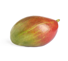 Delicious ripe juicy mango isolated on white